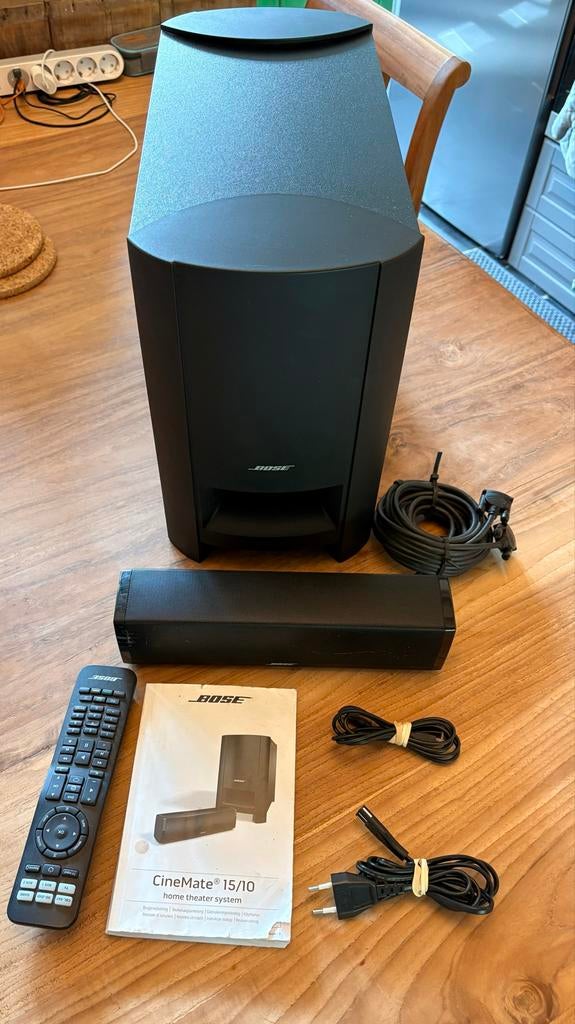 Bose CineMate 15/10 home theater system, Overige merken, 2.1-systeem, Ophalen of Verzenden, Zo goed als nieuw