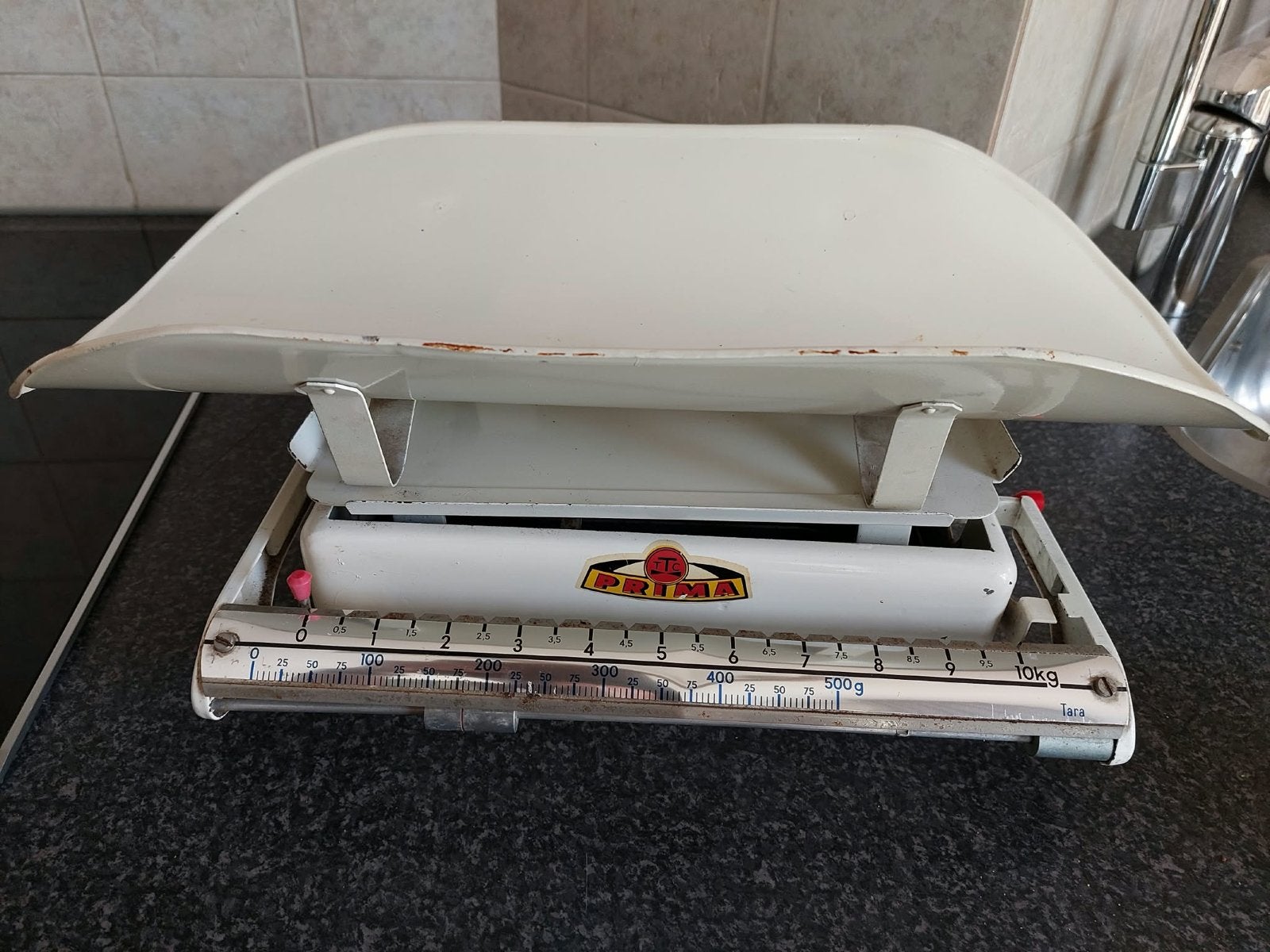 Vintage Prima babyweegschaal - Analoog en nauwkeurig, Ophalen of Verzenden