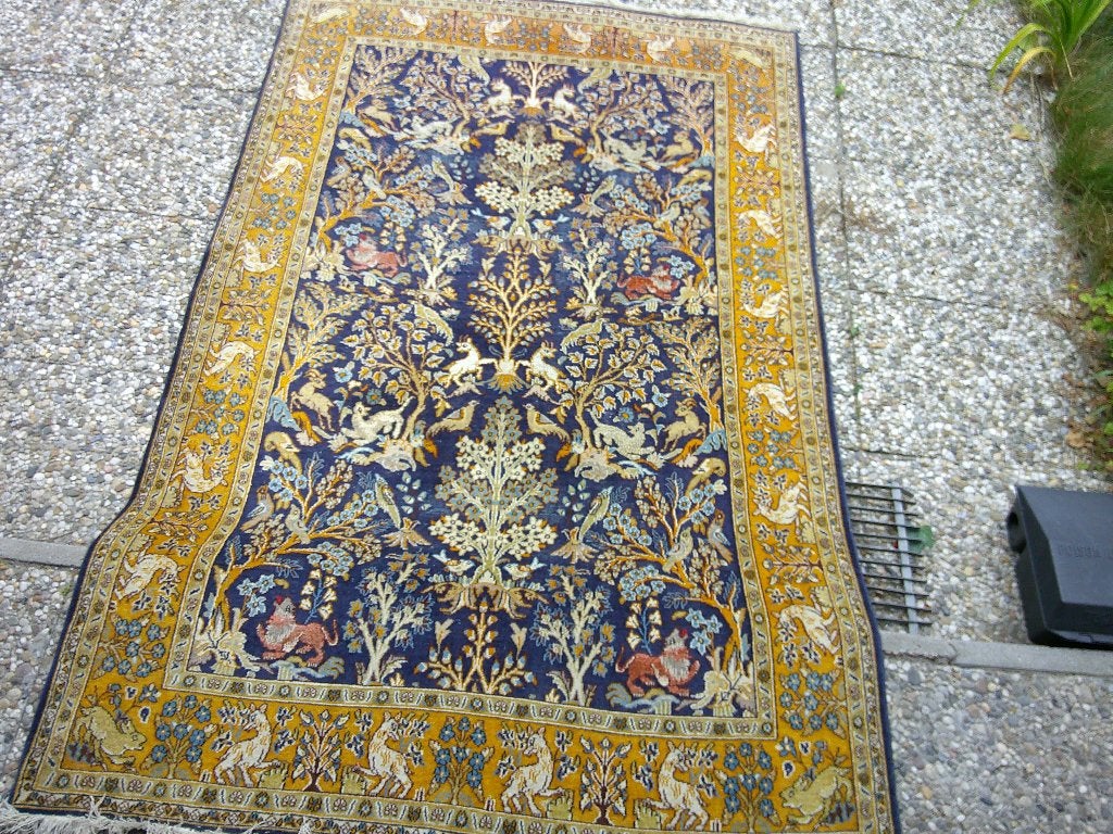 Oosters Tapijt, Ophalen, Gebruikt, 100 tot 150 cm, 200 cm of meer