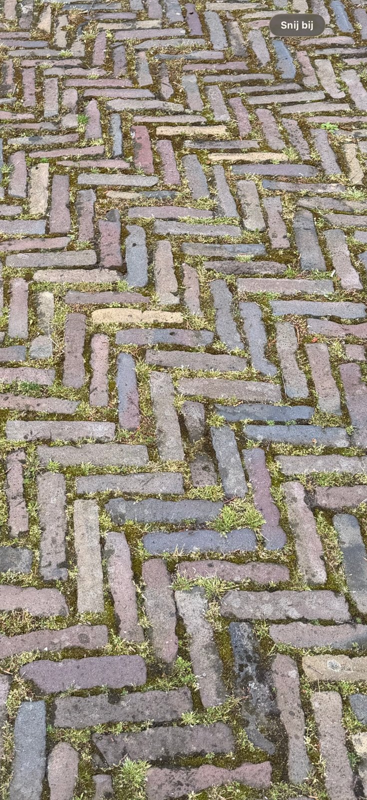 175m2 Oude Gebakken waaltjes, Ophalen of Verzenden, Gebruikt, Keramiek, Klinkers
