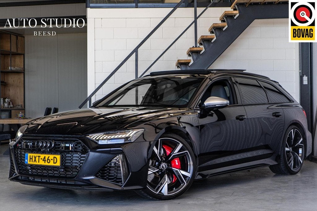 Audi RS6 Avant TFSI quattro | Pano | B&O | Carbon | BTW | Au, Auto's, Audi, Bedrijf, Te koop, RS6, 4x4, ABS, Achteruitrijcamera