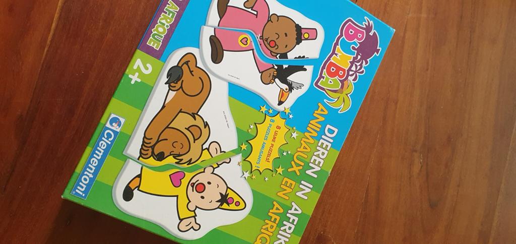 Bumba Dieren in Afrika Puzzel Clementoni 2+, Ophalen of Verzenden, Gebruikt