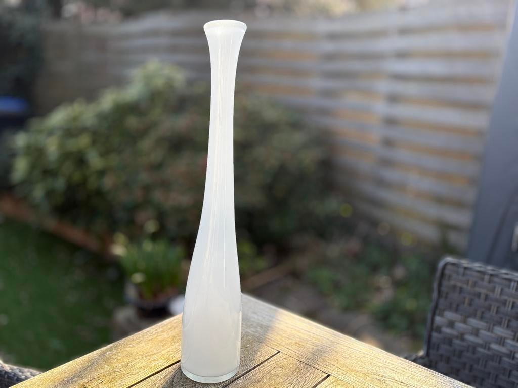 Willem Heesen - Grote flesvaas wit - Oude Horn 1990, Antiek en Kunst, Ophalen of Verzenden
