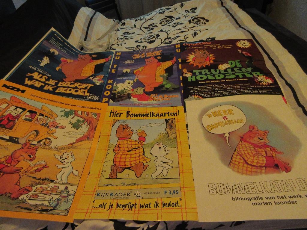 6 poosters van Bommel en Tom Poes, Marten Toonder, Nieuw, Ophalen of Verzenden, Meerdere stripboeken