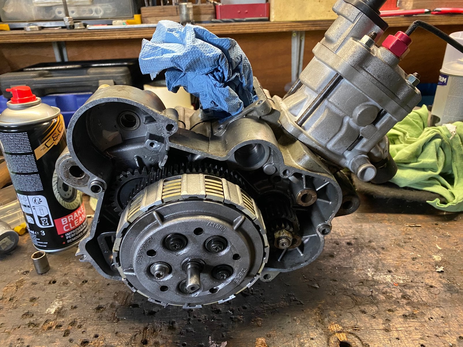 Derbi Ebe50 blok met hpi, 80cc en 80/90 uitlaat, Ophalen of Verzenden, Gebruikt, Blok