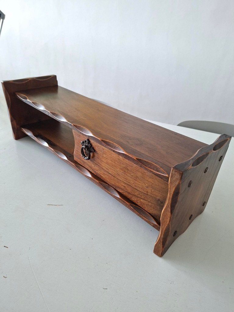Vintage brutalistisch wandkastje / telefoonkastje – Broform, Antiek en Kunst, Ophalen of Verzenden