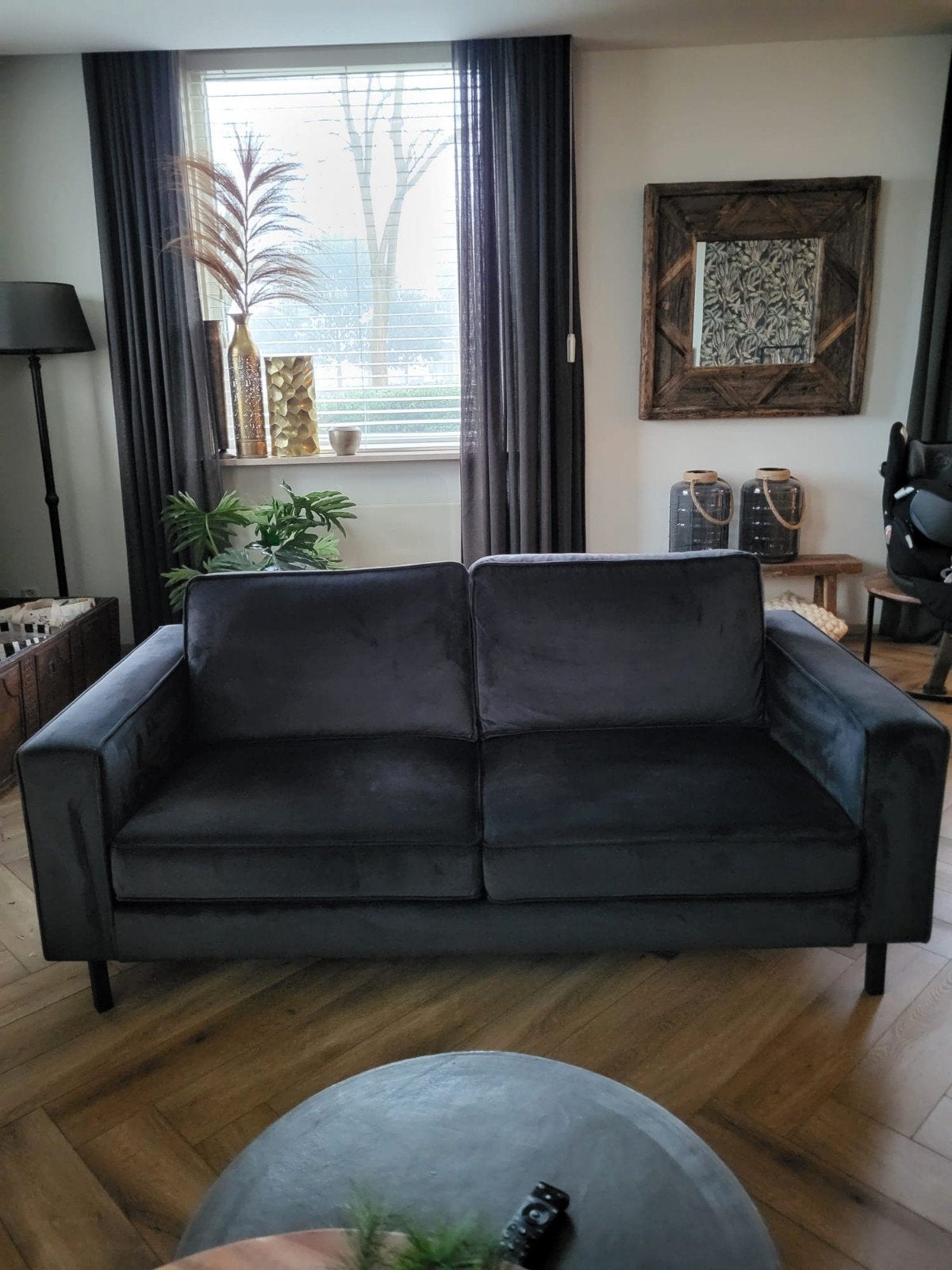 Te koop  zgan 2 zitbank, Ophalen of Verzenden, Zo goed als nieuw, 75 tot 100 cm, Tweepersoons