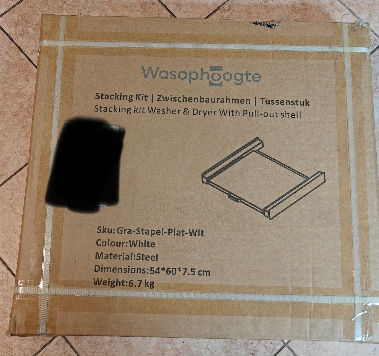 Tussenstuk Wasmachine en Droger, Nieuw in verpakking, Ophalen of Verzenden, Nieuw