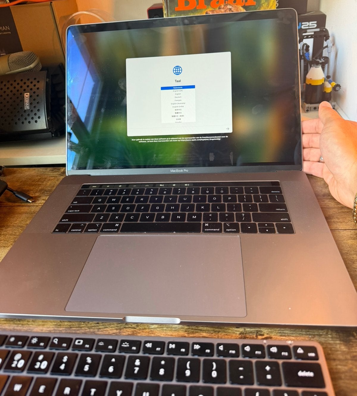 Macbook Pro 15 inch 2018 Space Grey, Computers en Software, Gebruikt, 2 tot 3 Ghz, 512 GB, 16 GB