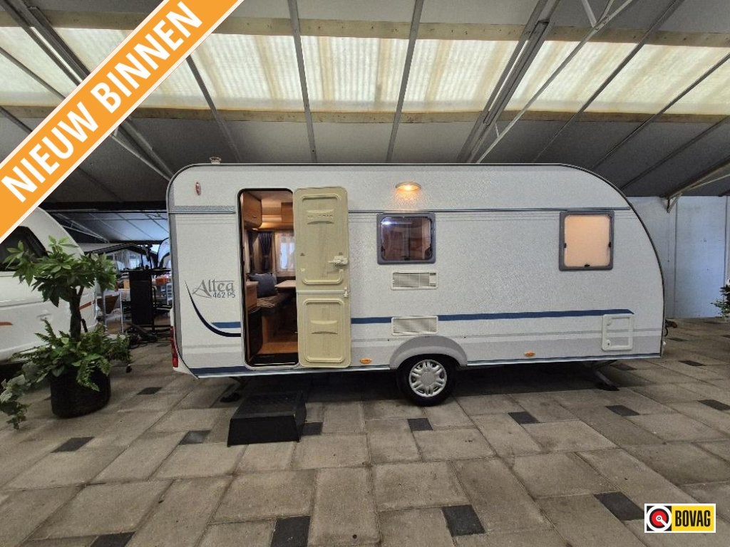Adria Altea 462 PS, Caravans en Kamperen, Reservewiel, Bedrijf, Treinzit, Tot en met 4