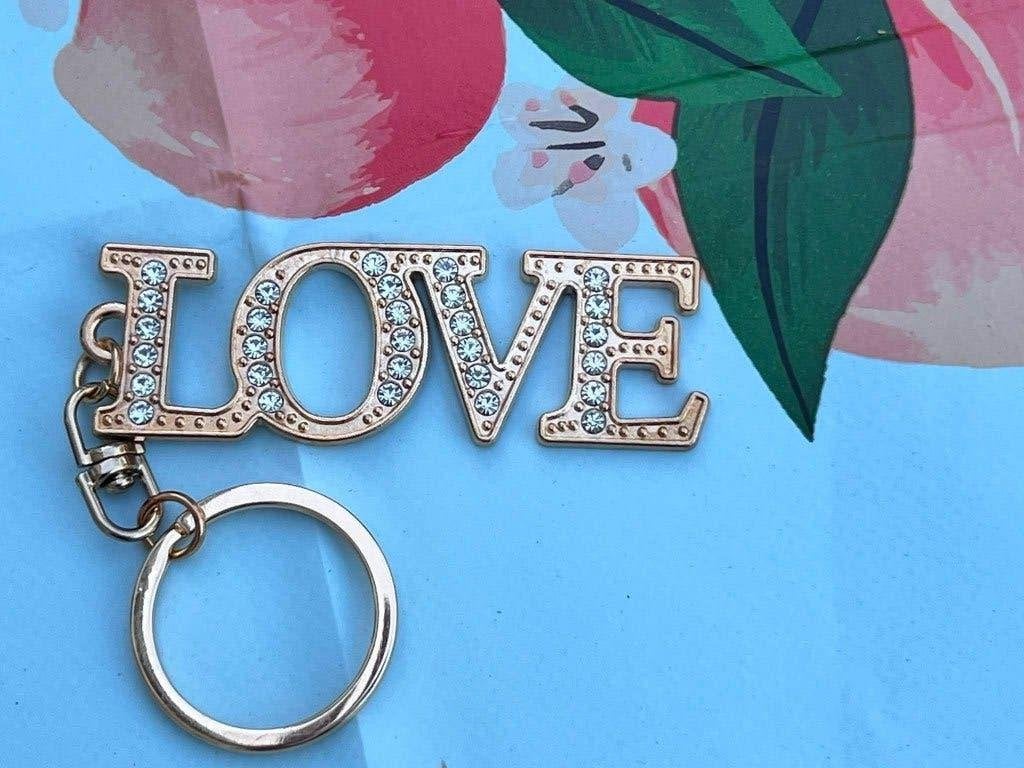 Sleutelhanger bling bling LOVE, Ophalen of Verzenden, Nieuw, Overige typen