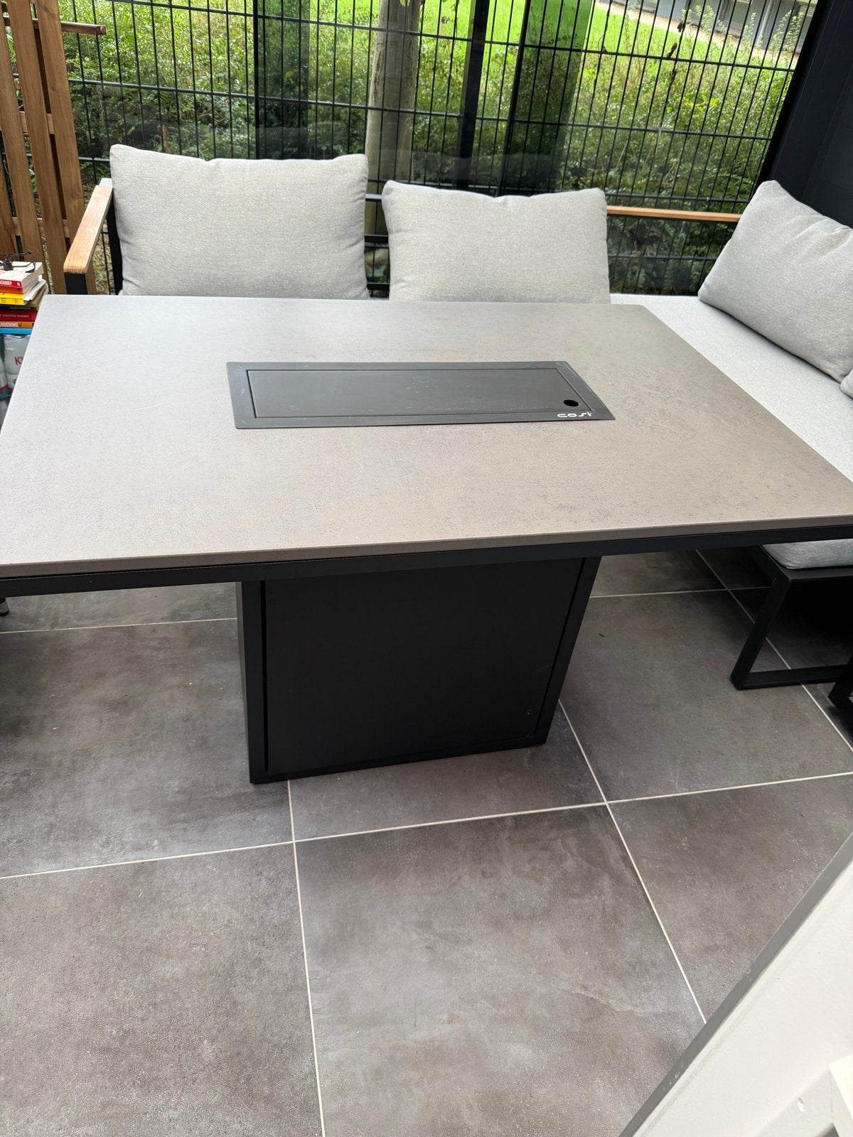 Cosi vuurtafel - 120x80 / 70 hoog, Ophalen, Zo goed als nieuw