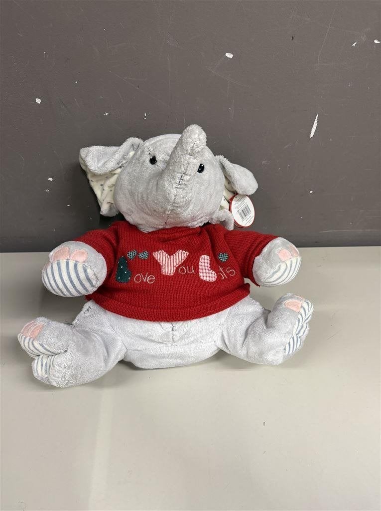 Knuffel - Elliot and buttons - I love you - olifant knuffel, Ophalen of Verzenden, Zo goed als nieuw, Olifant