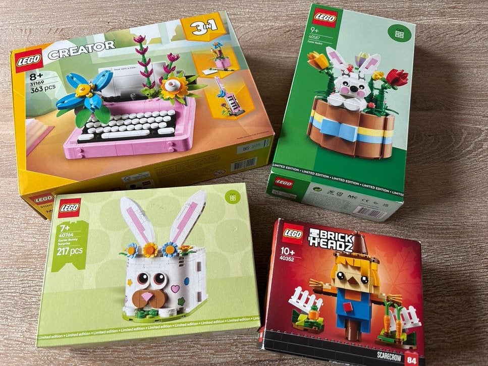 Leuk Lego pakket: 4 sets met doos en instructies, Ophalen, Lego, Zo goed als nieuw, Compleet