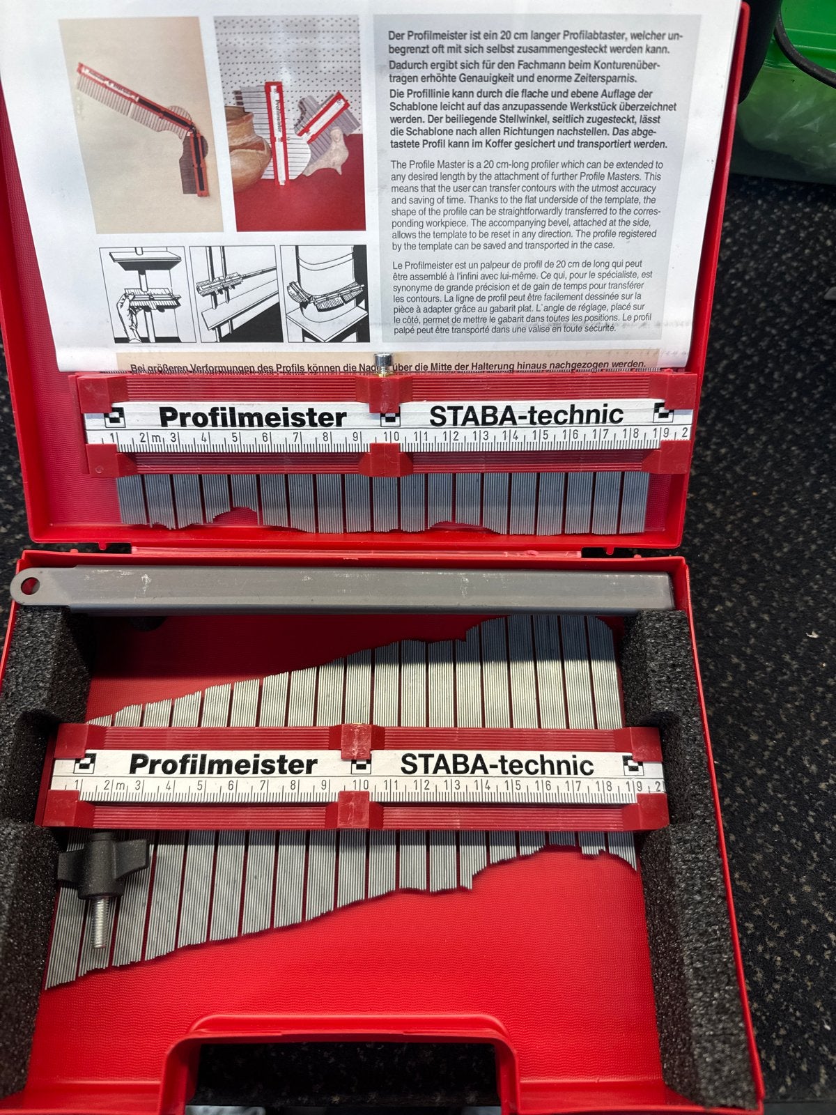 Profielmeester STABA-technic profielaftaster, Ophalen of Verzenden, Zo goed als nieuw