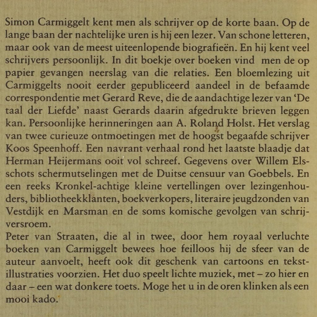 Boekenweekgeschenk 1979 – Mooi Kado (Carmiggelt), Boeken, Boekenweekgeschenken, Verzenden, Zo goed als nieuw