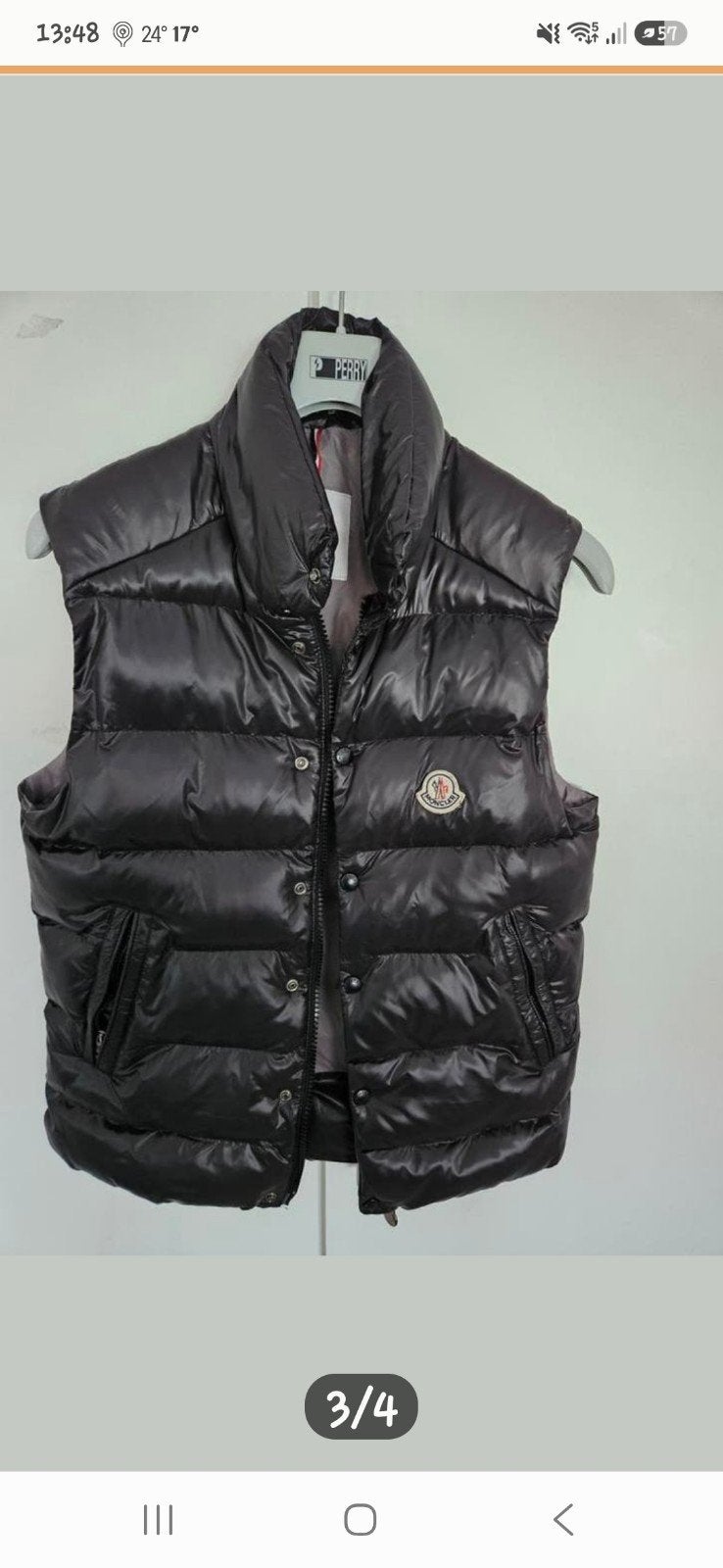 Moncler bodywarmer zwart maat M, Kleding | Dames, Maat 38/40 (M), Verzenden, Zwart, Moncler