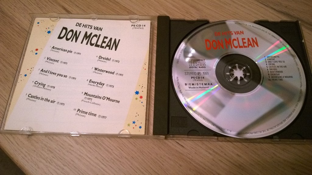 Rtl present - de hits van don mclean, Ophalen, Gebruikt, Poprock, Album
