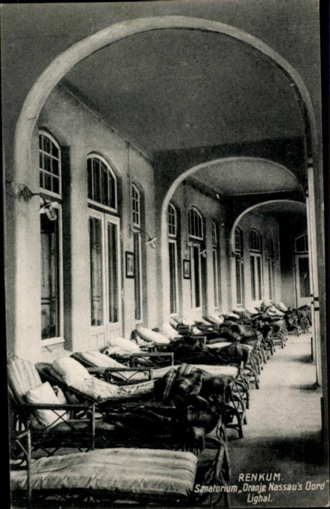 Renkum KVR07 1734 Sanatorium Oranje Nassau's Oord, Lighal, Verzenden, 1940 tot 1960, Gelopen, Gelderland