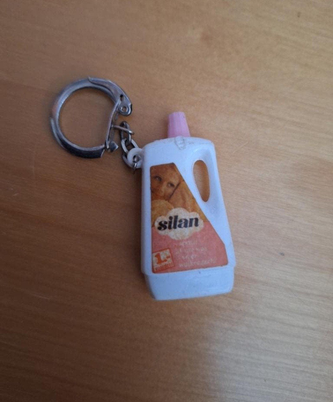 Vintage Silan wasmiddel sleutelhanger, Ophalen of Verzenden, Gebruikt