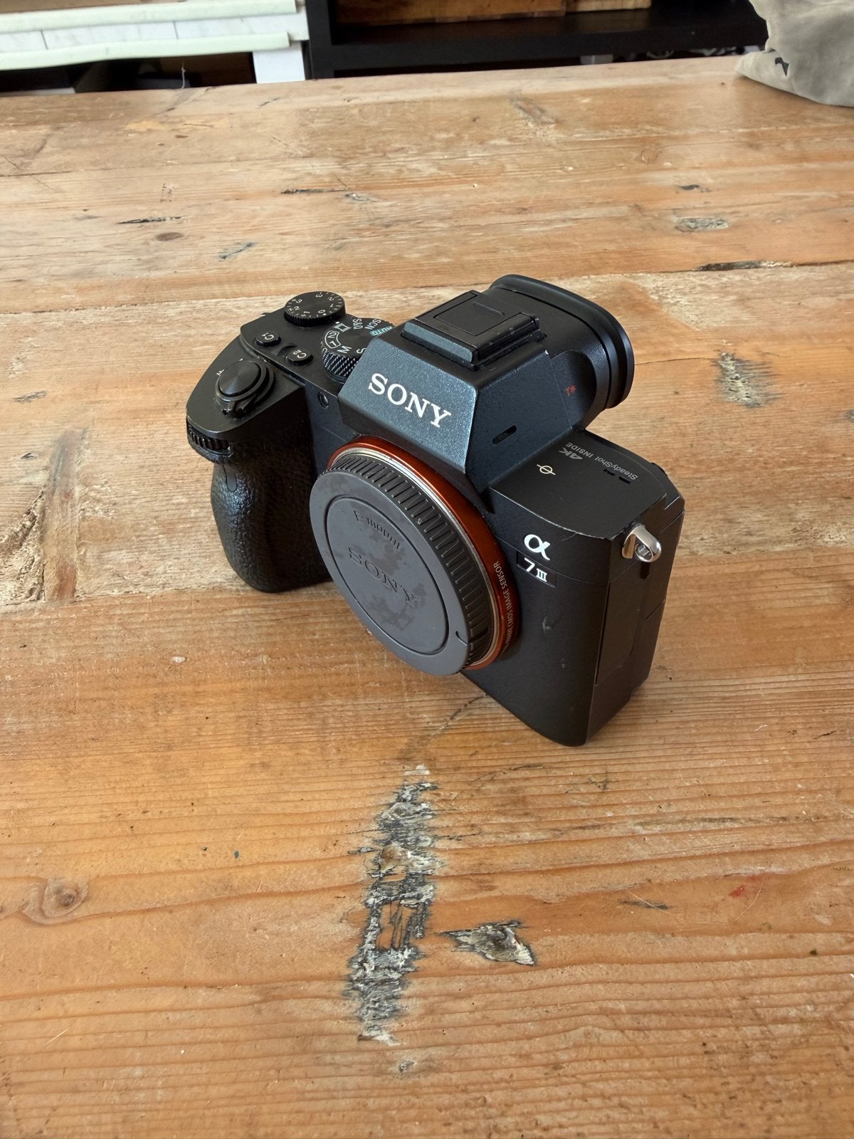Sony A7iii (A73) camera body, Ophalen, Gebruikt, Beeldstabilisatie, Accu