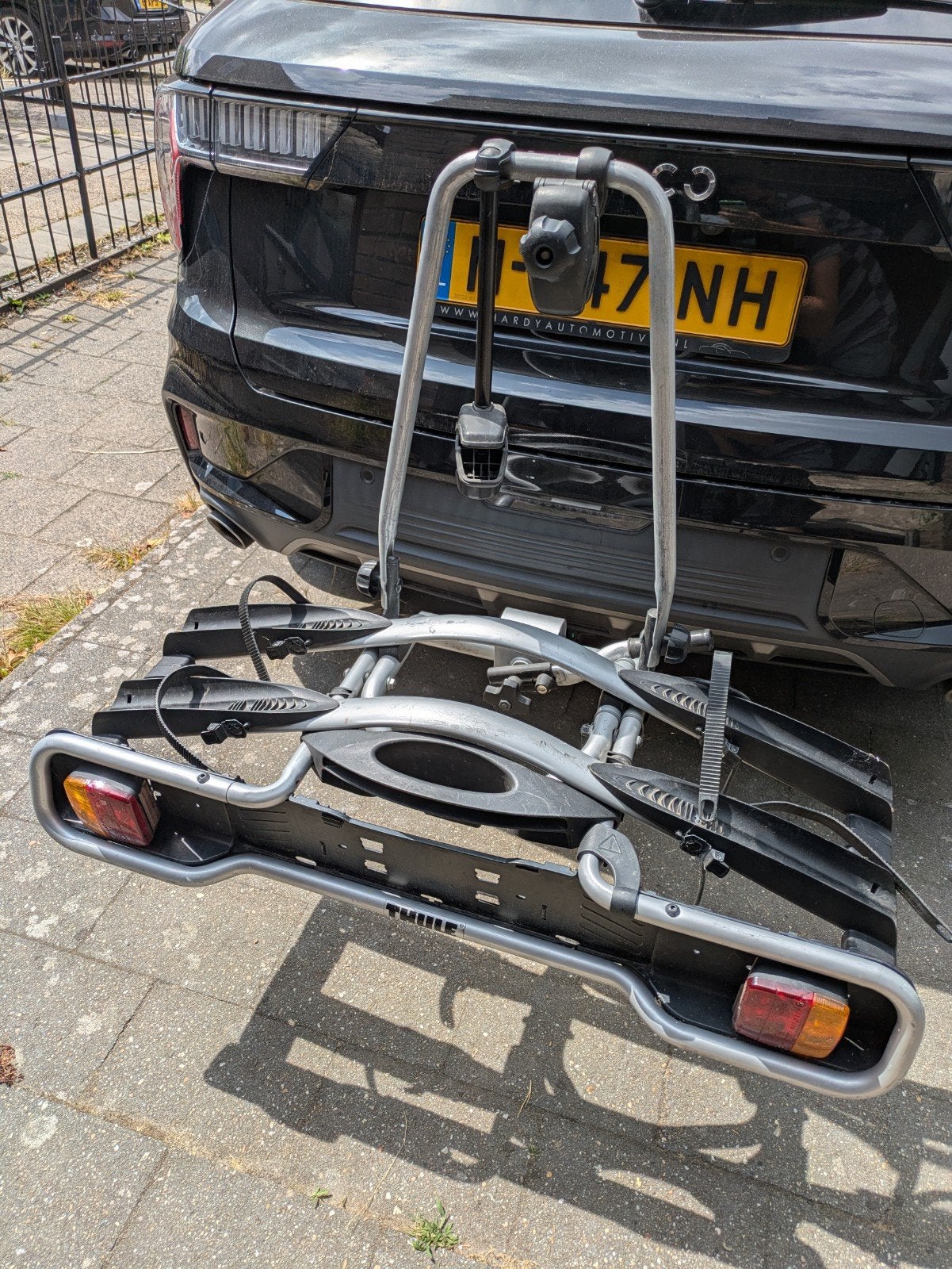 Thule fietsendrager voor trekhaak - 2 fietsen, Auto diversen, Fietsendragers, Ophalen, Gebruikt, Trekhaakdrager