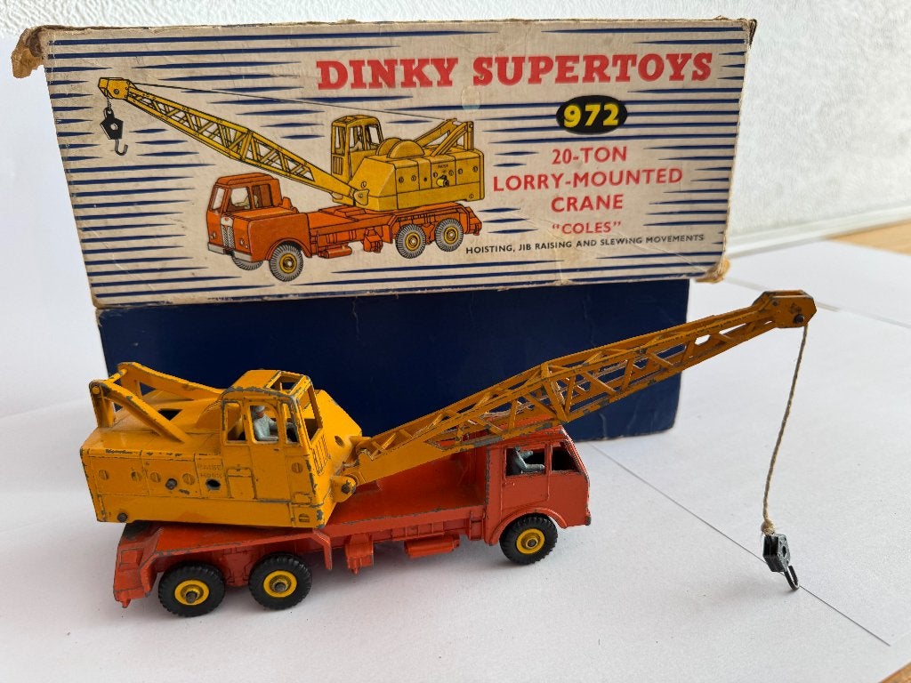 Dinky Supertoys 972 Coles kraan met originele doos, Ophalen of Verzenden, Gebruikt, Auto, Dinky Toys