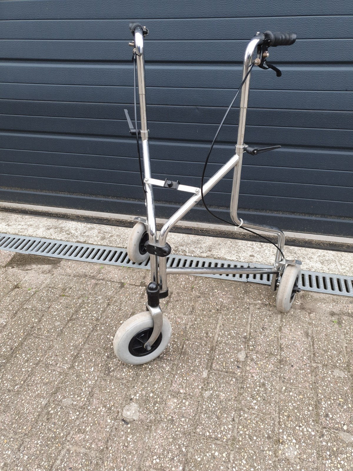rollator zeer plat opvouwbaar, Ophalen, Opvouwbaar, Gebruikt