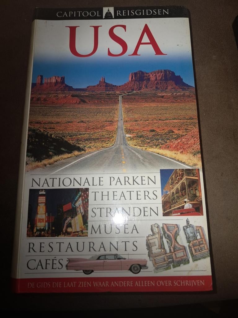 Capitool Reisgids USA: Nationale Parken, Theaters, Stranden, Boeken, Reisgidsen, Gelezen, Capitool, Ophalen of Verzenden, Reisgids of -boek