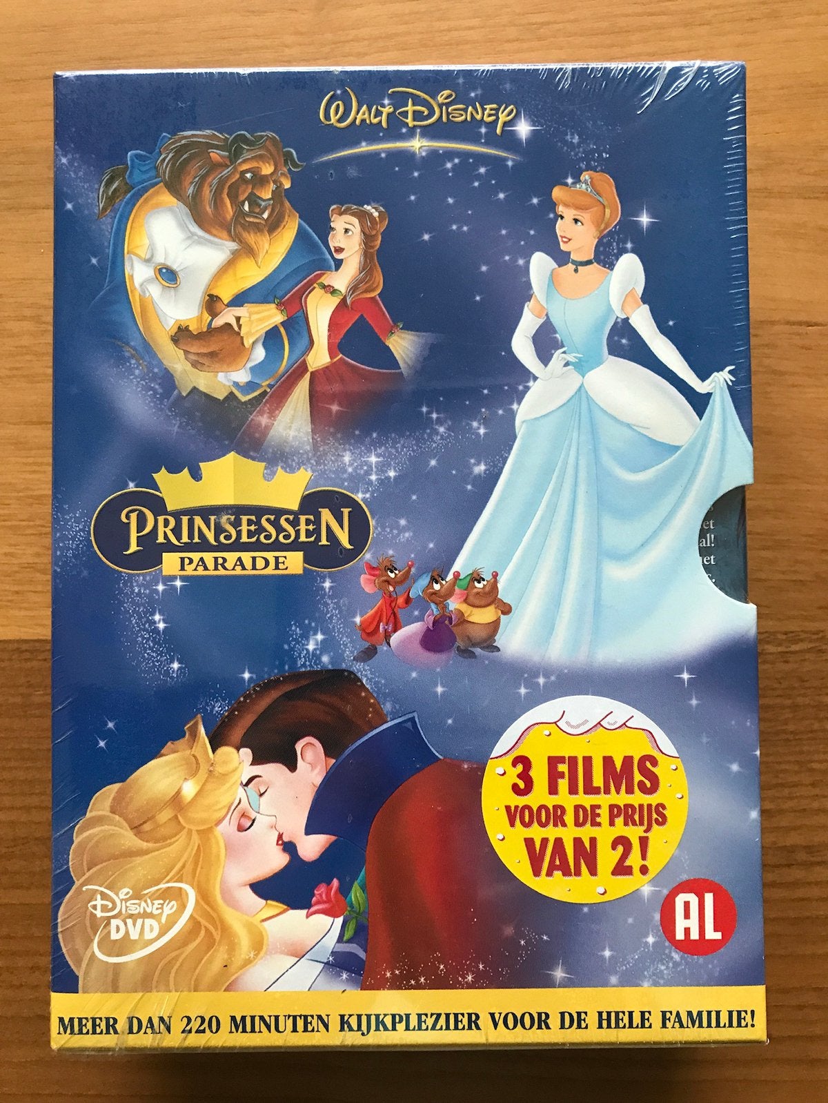Prinsessen Parade / 3 DVD Box Walt Disney, Engels, Tekenfilm, Nederlands, Ophalen of Verzenden