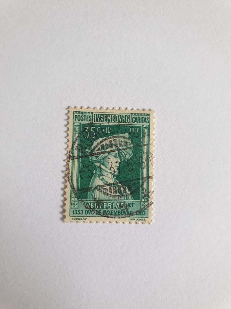 2633 luxemburg 35ct child welfare 1936, Verzenden, Luxemburg