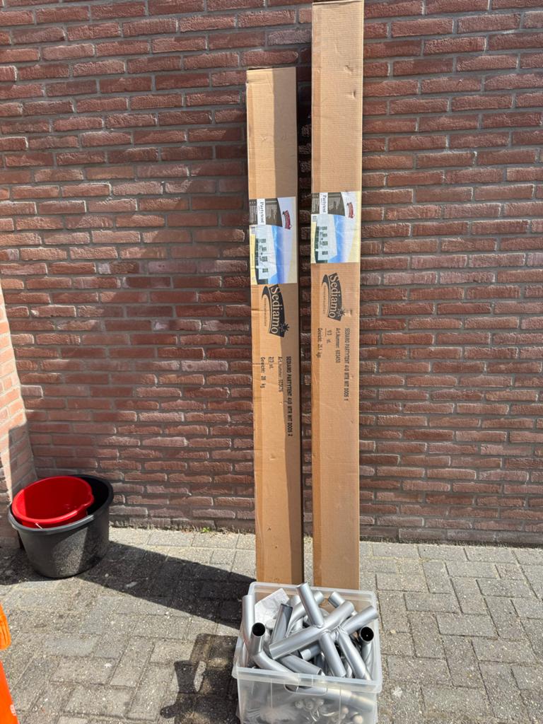 Buizen frame voor Sediamo party tent 4x8 meter nieuw, Ophalen, Nieuw, 5 tot 8 meter