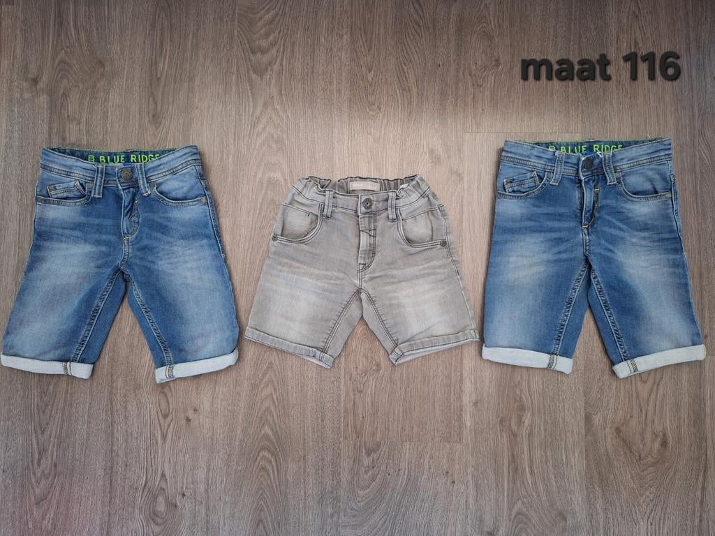 3 korte broeken van Name it (1x) en Blue Ridge (2x) maat 116, Ophalen of Verzenden, Jongen, Broek