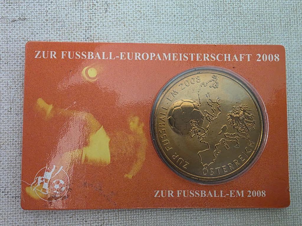voetbal munt Europameisterschaft 2008, Ophalen of Verzenden, Oostenrijk, Losse munt