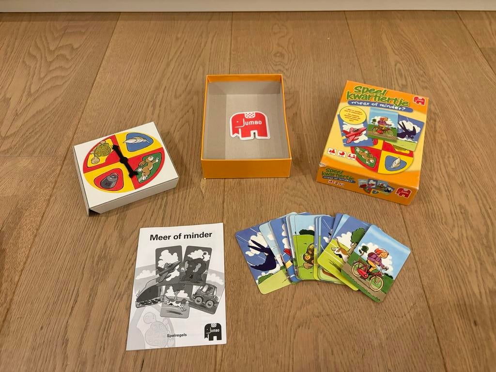 Leuk spel Speelkwartiertje Meer of minder Jumbo, Ophalen of Verzenden