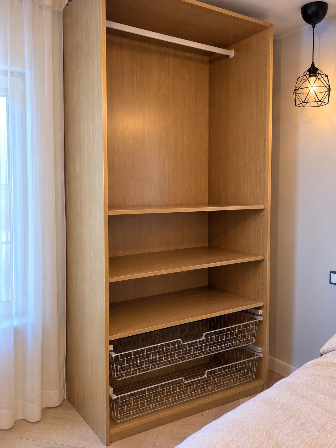 2x IKEA PAX kledingkast eiken – 100x58x236 cm