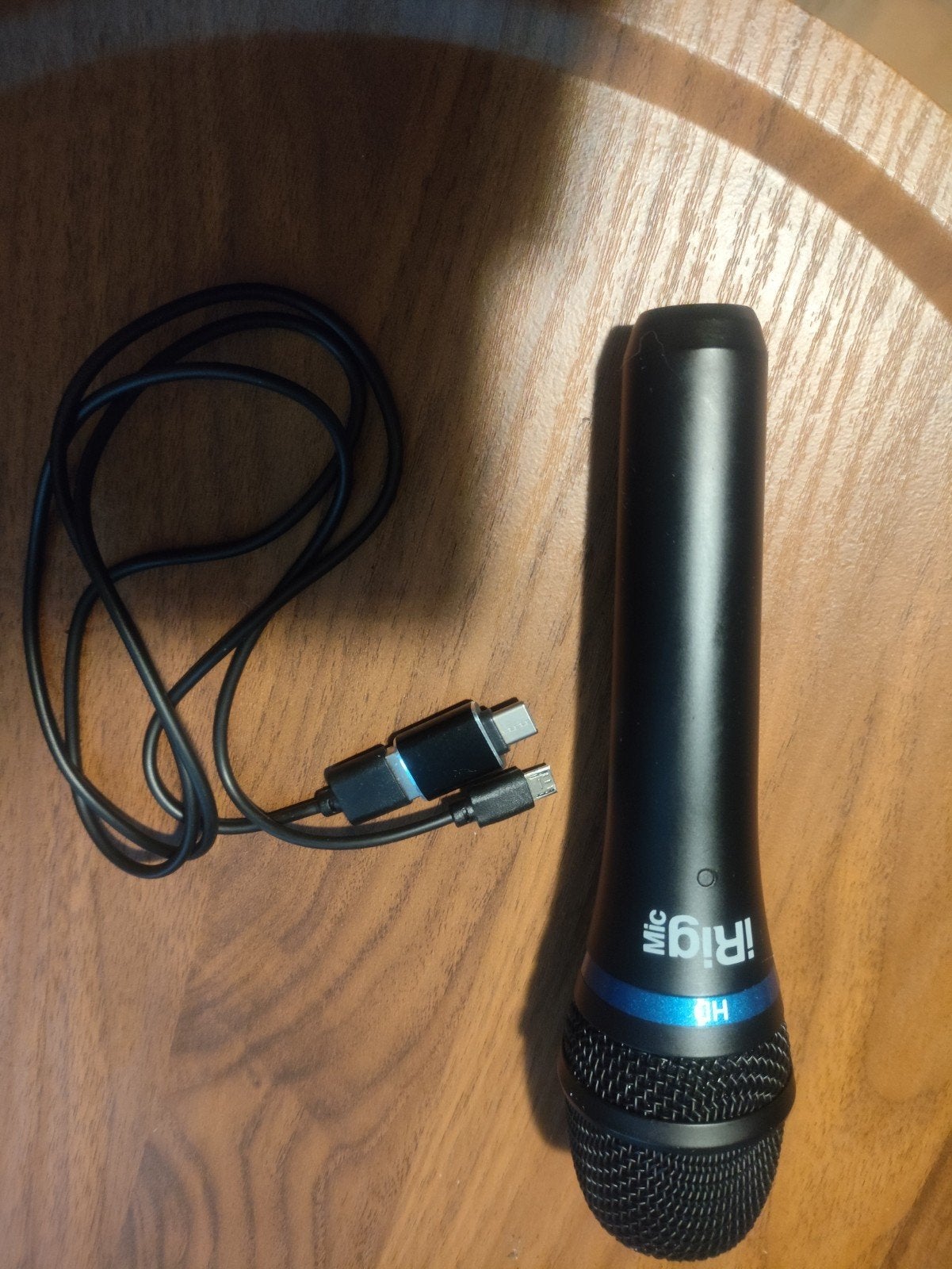 iRig Mic HD digitale condensatormicrofoon zwart., Ophalen of Verzenden, Zo goed als nieuw, Zangmicrofoon
