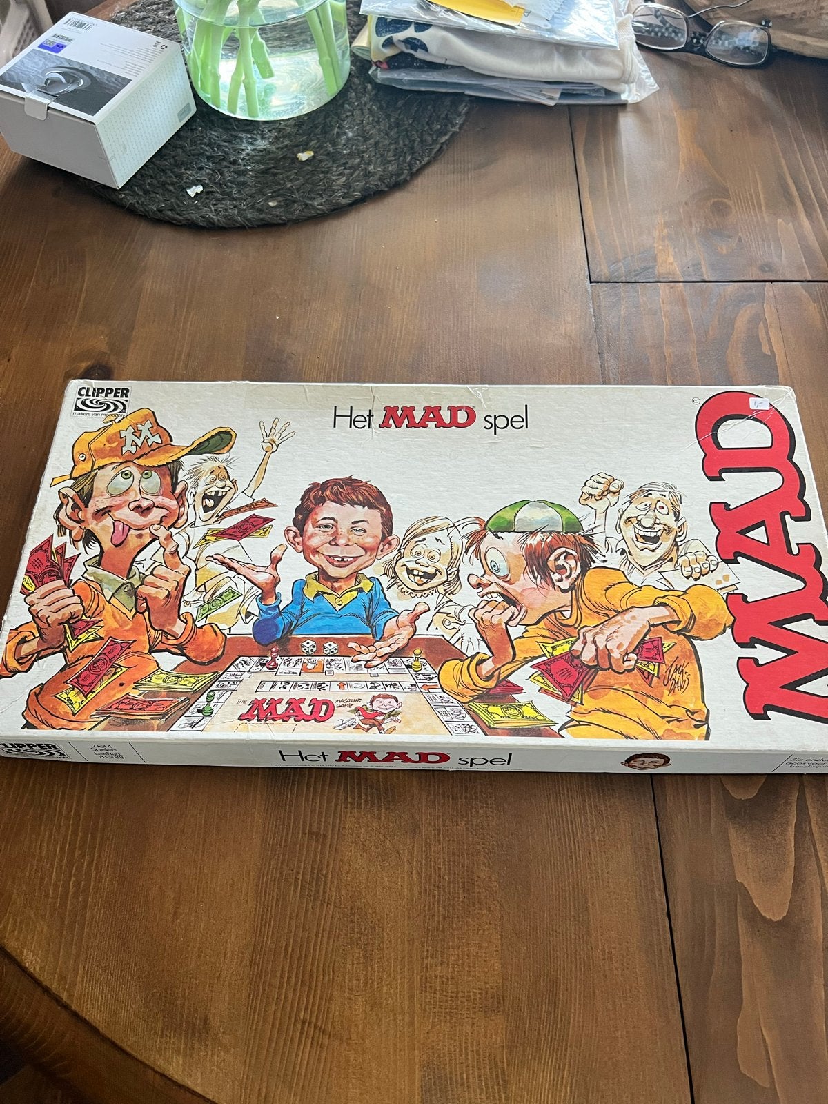 Vintage Het MAD Magazine Spel - Clipper, Drie of vier spelers, Ophalen of Verzenden, Gebruikt