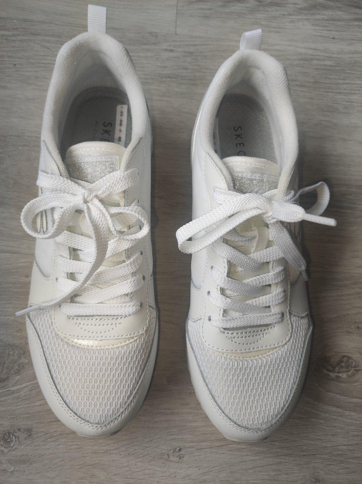 Skechers OG 85 Dames Sneakers Wit Maat 40, Verzenden, Zo goed als nieuw, Wit, Sneakers of Gympen