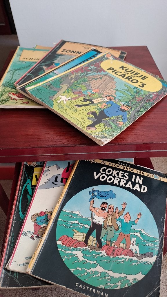 stripboeken kuifje, Boeken, Meerdere stripboeken, Ophalen of Verzenden, Gelezen