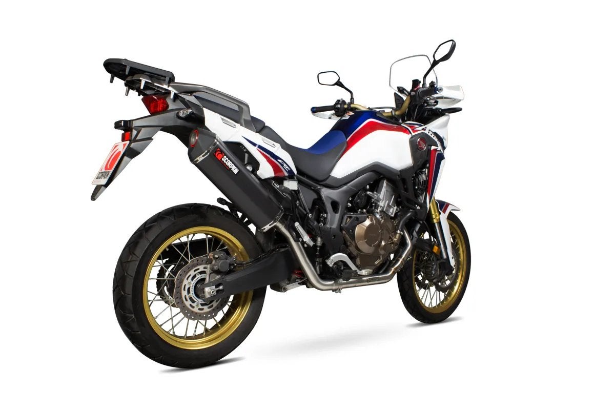 Scorpion full exhaust honda Africa twin 1000 2015/2017, Ophalen, Gebruikt