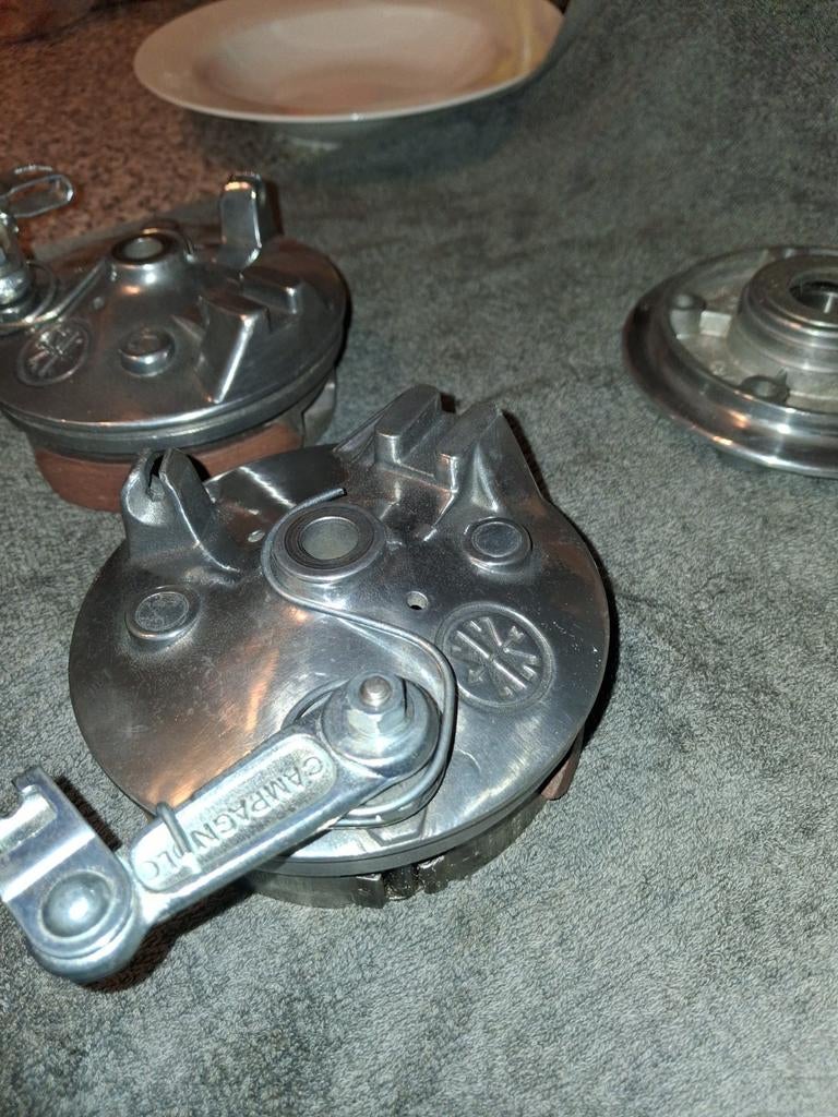 CAMPAGNOLO REMANKERS 120. mm HOOGLANS GEPOLIJST, Ophalen of Verzenden, Frame