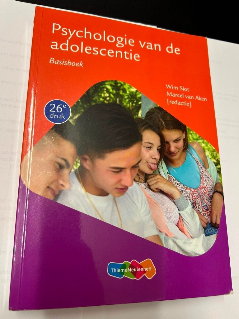 Psychologie van de adolescentie - Basisboek (26e druk), Boeken, Ophalen of Verzenden, Zo goed als nieuw, Overige niveaus, Overige vakken