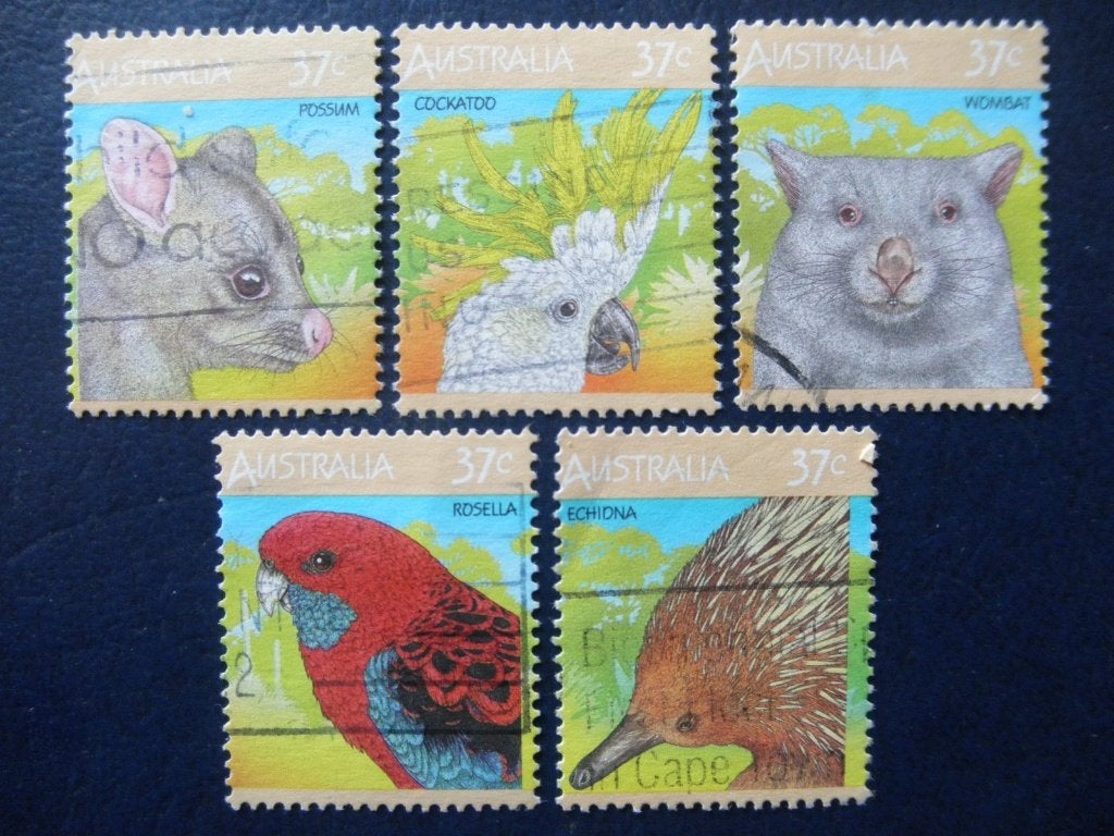 Postzegels Australië 1987 dieren, vogels - cw. 2,50., Ophalen of Verzenden, Gestempeld