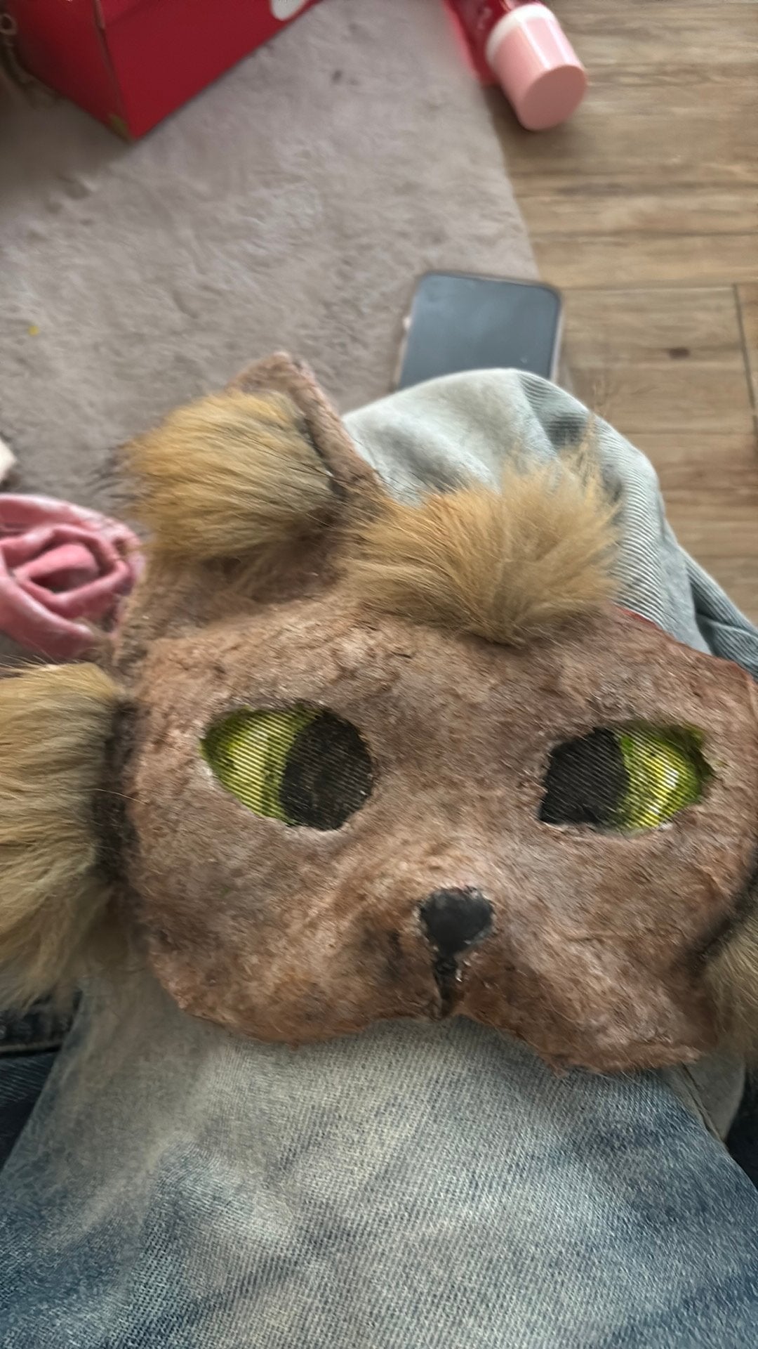 Therian mask, Ophalen of Verzenden, Zo goed als nieuw
