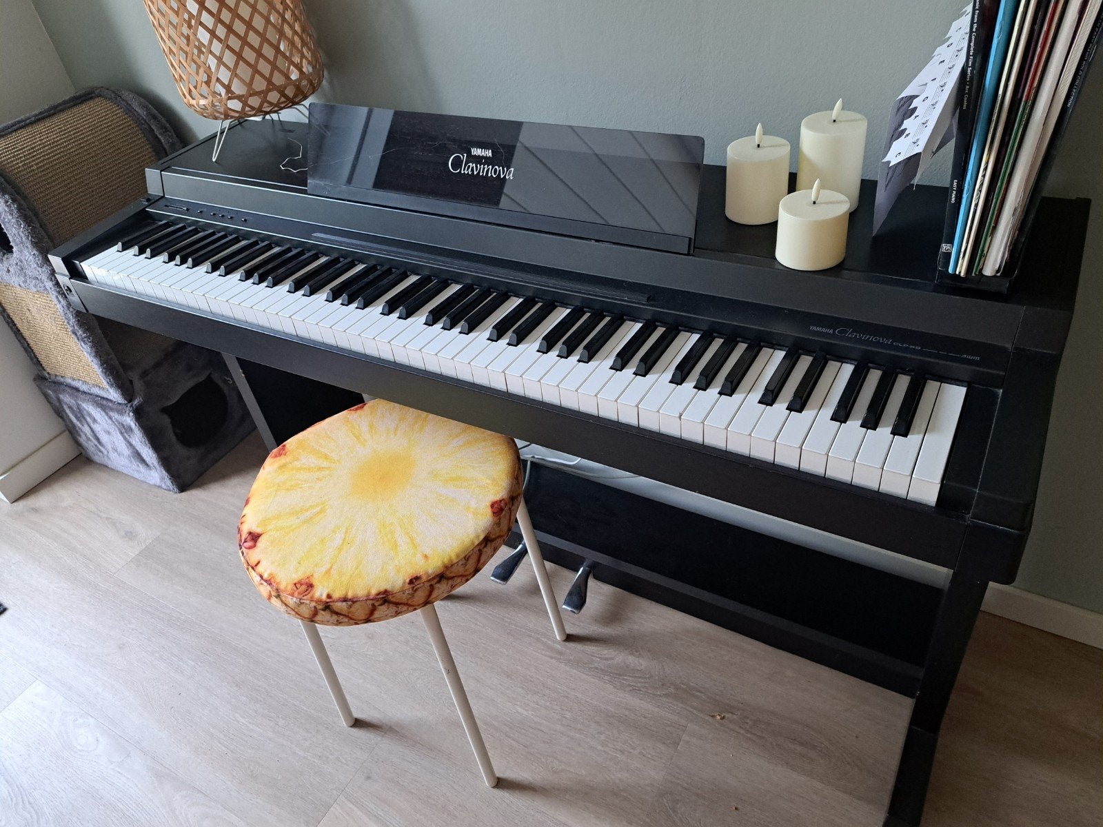 Elektische piano Yamaha Clavinova, Ophalen, Gebruikt, Zwart, Digitaal