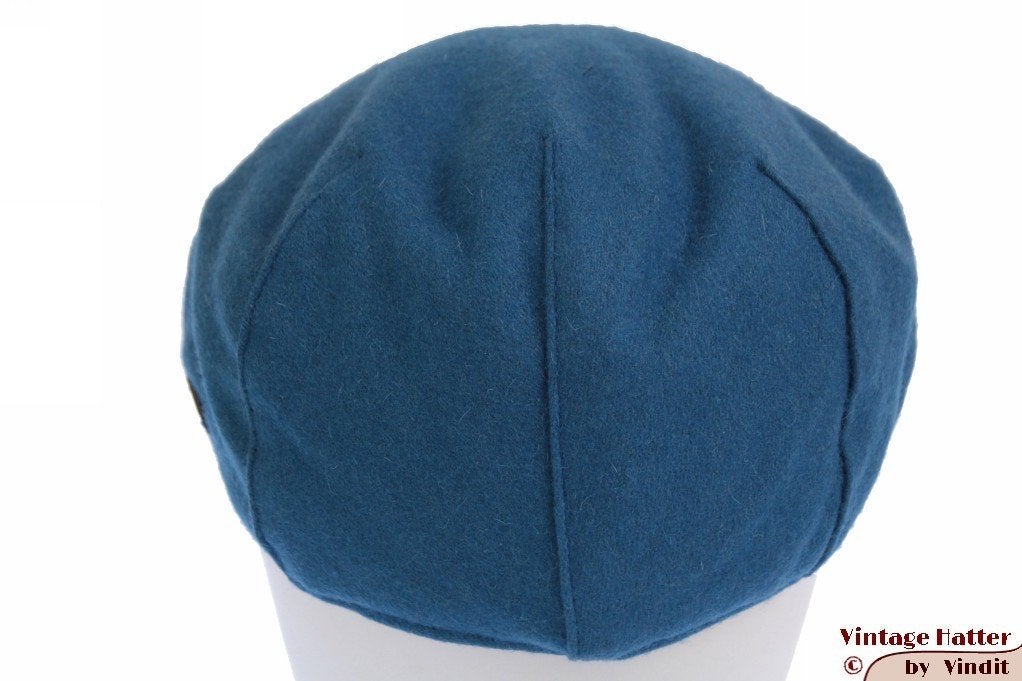Flatcap Platte pet Hawkins blauw wol mix maat 59 en 60 nieuw, Hawkins, Nieuw, Ophalen of Verzenden, Pet
