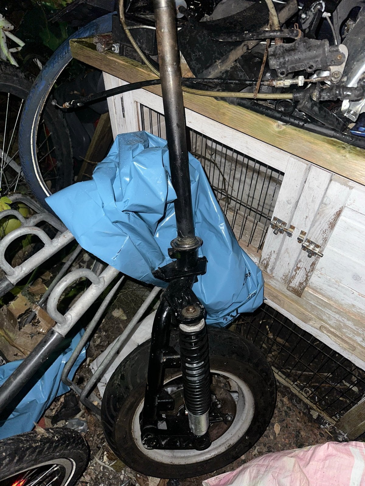 Piaggio Skipper 125cc 2t voorvork met nieuwe veer, Ophalen, Gebruikt, Overige typen, Piaggio