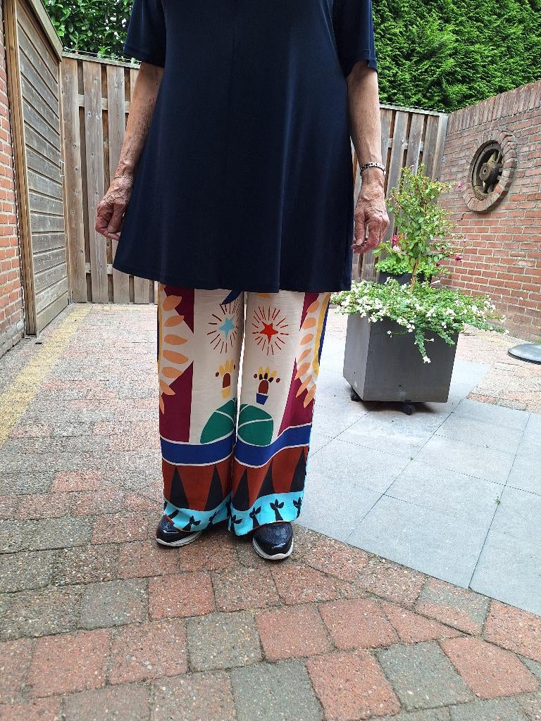 Kleurrijke Wijde broek met superleuk shirt, Kleding | Dames, Angoor en samoon, Ophalen of Verzenden, Nieuw, Overige typen