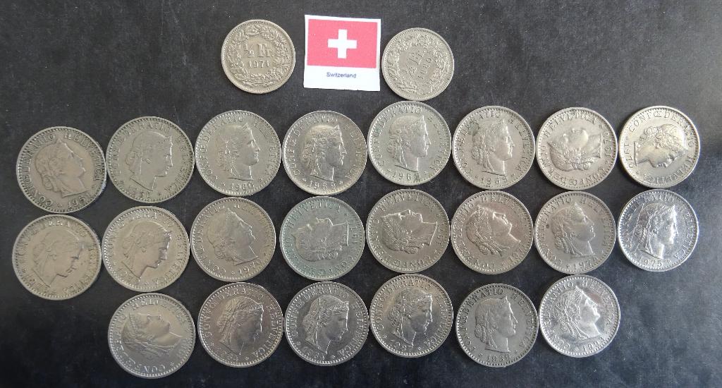 Munten Switzerland, Ophalen of Verzenden, Overige landen